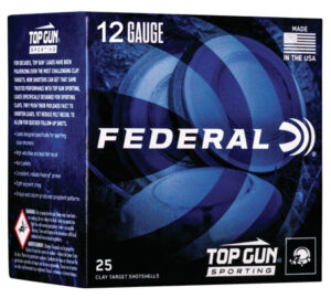 Federal TGS1288 Top Gun  12Gauge 2.75" 1oz 8Shot 25 Per Box/10 Case