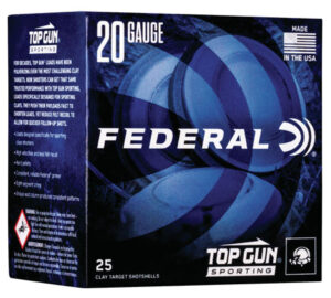 Federal TGS22475 Top Gun  20Gauge 2.75" 7/8oz 7.5Shot 25 Per Box/10 Case