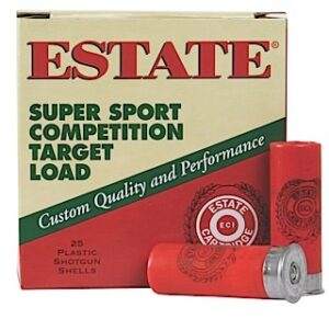 Estate Cartridge SS12H8 Super Sport Competition Target 12Gauge 2.75" 1 1/8oz 8Shot 25 Per Box/10 Case