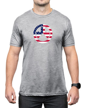 Magpul MAG1281030M Independence Icon  Athletic Gray Heather Cotton/Polyester Short Sleeve Medium