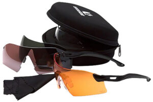 Pyramex VGSB88KIT Drop Zone Glasses Kit Multi Lens Anti-Fog Black Frame