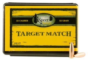 Speer 1036 Rifle Plinking Target Match .224 52 gr Hollow Point Boat Tail