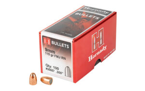 HRNDY FMJ-RN 9MM .355 115GR 100CT