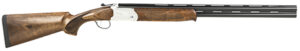 ATI ATIGKOF12SVE26 Cavalry SVE 12 Gauge 3" 2rd 26" Blued O/U Barrel, Silver Engraved Metal Finish, Oiled Turkish Walnut Stock, Ejector, 5 Chokes