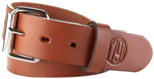 1791 Gunleather BLT014448CBRA 01  Gun Belt Classic Brown Leather 44/48 1.50" Wide Buckle Closure