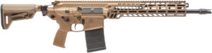 Sig Sauer RSPEAR76216B MCX Spear 7.62x51mm NATO 20+1 16", Coyote, Magpul SL-K Folding Stock, OEM Polymer Grip, SLX/SLH QD Flash Hider, Ambi Controls, Adj. Gas Block