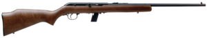 Savage Arms 30000 64 G 22 LR Caliber with 10+1 Capacity, 21" Barrel, Matte Blued Metal Finish, Satin Hardwood Stock & No AccuTrigger Right Hand (Full Size)