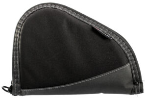 Allen 4448 Deluxe Handgun Case Black w/Gray Trim, Foam Padding, Non-Absorbent Lining & Lockable Zipper 8" L