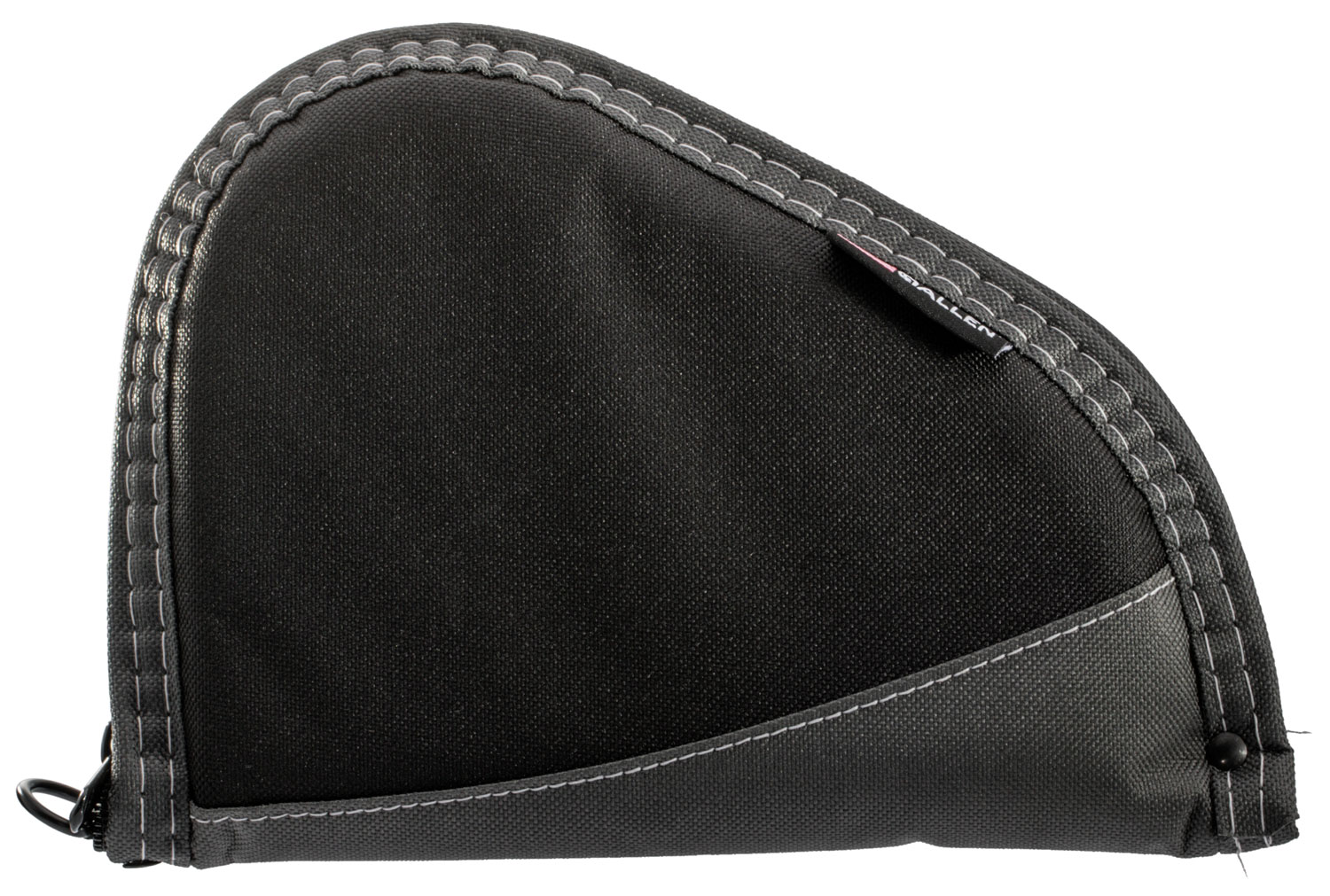 Allen 4448 Deluxe Handgun Case Black w/Gray Trim, Foam Padding, Non-Absorbent Lining & Lockable Zipper 8" L