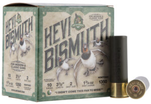 HEVI-Shot HS15502 HEVI-Bismuth  10Gauge 3.50" 1 3/4oz Bismuth 2Shot 25 Per Box/10 Case