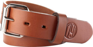 1791 Gunleather BLT014650CBRA 01 Gun Belt Classic Brown Leather 46/50 1.50" Wide Buckle Closure