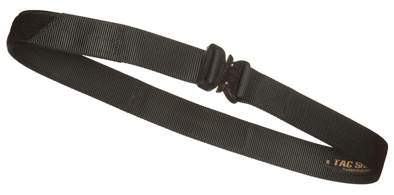 Tacshield T30XLBK Tactical Gun Belt Black Webbing 42-46" 1.50" Wide Buckle Closure