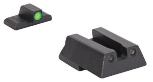 Meprolight USA 415453111 Hyper-Bright  Green Tritium Green Outline Front Sight-Green Tritium Black Outline Rear Sight HK VP9/HK45/HK45C