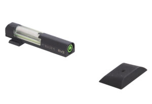 Meprolight USA 632213108 FT Bullseye Front Sight Green/Tritium/Fiber Optic Black Frame, Fits Smith & Wesson M&P Shield, Dovetail Mount