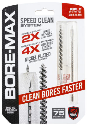 Real Avid AVBMSET223 Bore-Max Speed Clean Upgrade Set 223 Rem 22 Cal Rifle