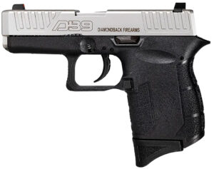 Diamondback DB0200P021 DB9 Gen4 Micro-Compact Frame 9mm Luger 6+1, 3.10" Stainless Steel Barrel, Nickel Boron Serrated Stainless Steel Slide, Black Polymer Frame Black & Grip