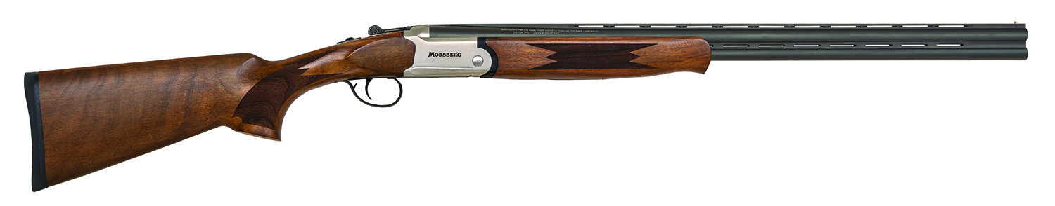 Mossberg 75478 Silver Reserve Full Size 28 Gauge Break Open 2.75" 2rd 26" Matte Blued Over/Under Vent Rib Barrel, Satin Silver Stainless Steel Engraved Receiver, Fixed Black Walnut Stock, Right Hand
