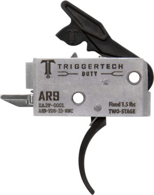 TriggerTech AH9TDB33NNC Duty Curved Trigger Two-Stage 3.50 lbs Draw Weight Fits AR-9