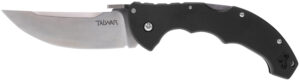 Cold Steel CS21TTL   4" Folding Straight Back Plain S35VN Blade 5.25" G10 Handle Includes Belt Clip