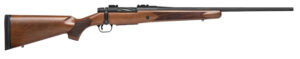 Mossberg 28137 Patriot Walnut Full Size 350 Legend 4+1 22" Matte Blued Fluted Barrel, Matte Blued Stainless Steel Receiver Drilled & Tapped, Walnut Fixed Stock, Right Hand
