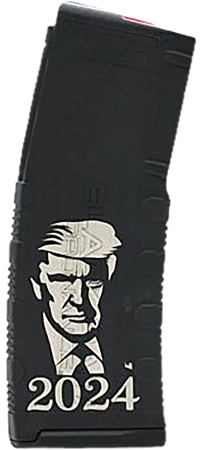 Black Rain Ordnance Magazine 30rd 223 Rem/ 5.56 NATO Trump 2024 Engraving Fits AR-15 Black Polymer