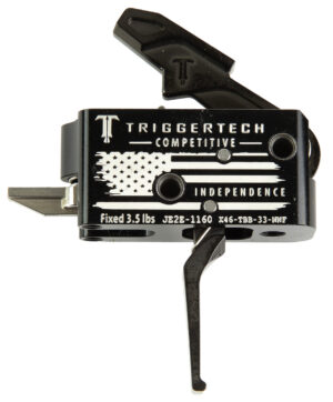 TriggerTech X46TBB33NNF Competitive Independence Black/White Fits AR-15