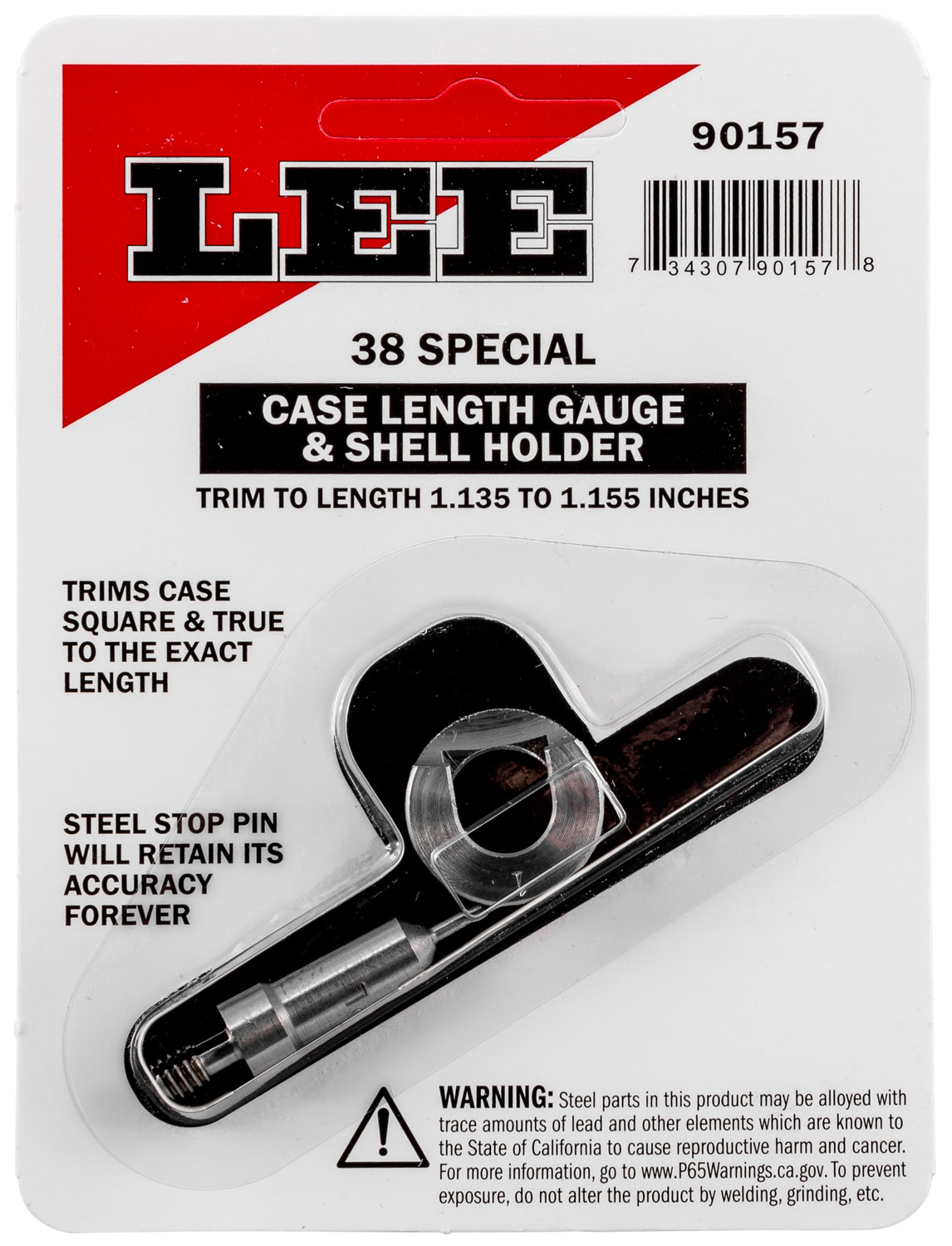 Lee Precision 90157 Case Length Gauge 38 Special