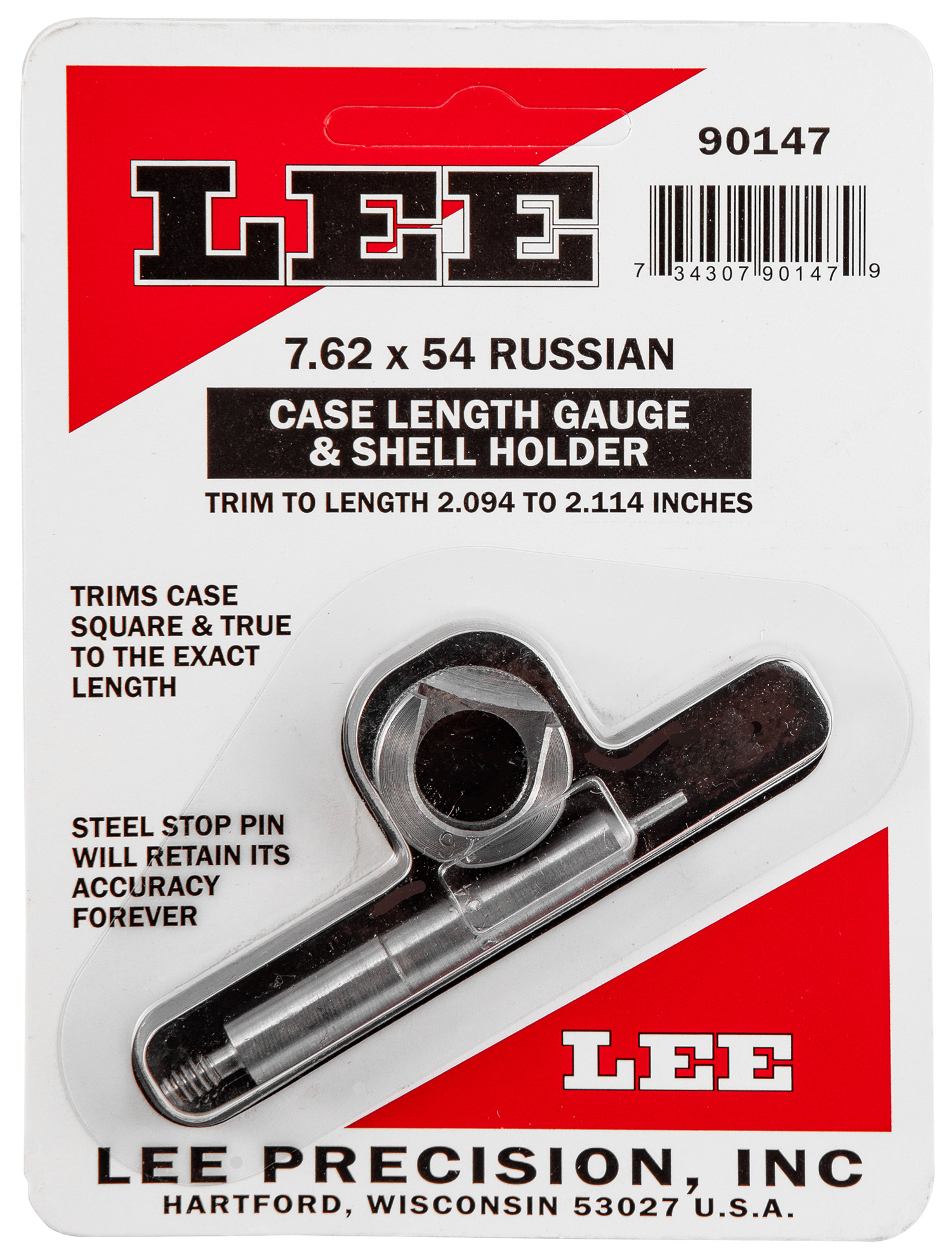 Lee Precision 90147 Case Length Gauge 7.62x54mmR