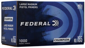 Federal 155 Champion Large Pistol Multi Caliber Handgun 1000 Per Box/5 Case