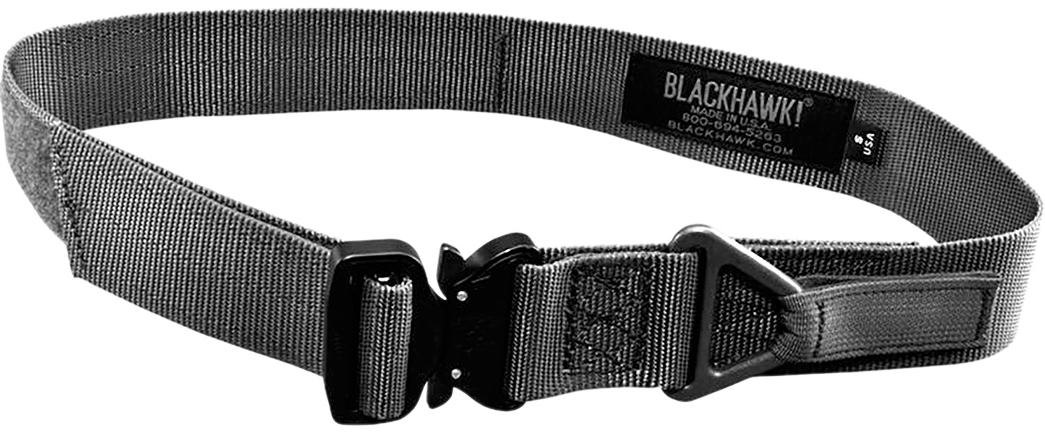 Blackhawk 41CQ00BK CQB Riggers Belt Black Nylon 34" 1.75" Wide Hook & Loop Closure