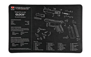 TEKMAT PISTOL MAT FOR GLK 42/43 BLK