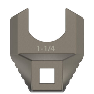 Real Avid AVMF114BNW Master -Fit Barrell Nut Wrench 1 1/4" Titanium Titanium/Stainless Steel AR-Platform Free-Float Handle
