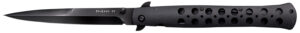 Cold Steel CS26C6AA Ti-Lite  6" Folding Spear Point Plain Black w/DLC Cooating S35VN SS Blade/4.75" Black G10 Handle Includes Belt Clip
