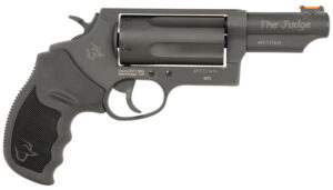 Taurus 24410P31MAG Judge T.O.R.O Magnum Compact Frame 45 Colt (Long Colt)/410 Gauge 5 3" Matte Black Oxide Steel Barrel, Cylinder & Frame, Black Rubber Grip, Transfer Bar Safety, Exposed Hammer