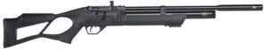 Hatsan USA HGFLASH22 Flash QE Air Rifle 22 Cal Quiet Energy Shrouded Barrel, Black Anodized Aluminum Receiver, Synthetic Thumbhole Stock w/Monte Carlo Cheek Rest, Spring Loaded Rotary Magazine