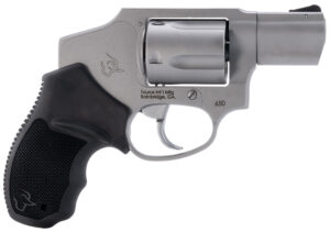 Taurus 2-650129 650  Small 357 Mag 38/Special +P 5 Shot 2"  Stainless Steel Barrel, Cylinder & Frame, Black Rubber Grip, Transfer Bar Safety, Concealed Hammer