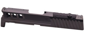 True Precision Inc TPSHCSBCRMS Axiom Optic Cut Slide Fits Springfield Hellcat Black DLC Anodized 416R Stainless Steel