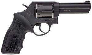 Taurus 2-650041 65  Medium 357 Mag/38 Special +P 6 Shot 4" Matte Black Oxide Barrel, Cylinder & Frame, Black Finger Grooved Rubber Grip, Transfer Bar Safety, Exposed Hammer