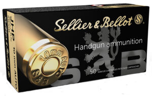 Sellier & Bellot SB10B Handgun  10mmAuto 180gr Jacketed Hollow Point 50 Per Box/20 Case
