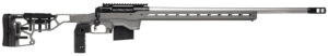 Savage Arms 57562 110 Elite Precision 338 Lapua Mag 5+1 30" Matte Stainless, Matte Black Rec, Gray Cerakote Adjustable MDT ACC Aluminum Chassis Stock (MB Not Included)