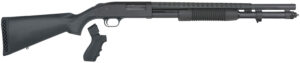 Mossberg 50694 590 Persuader 12 Gauge 3" 8+1 20" Cylinder Bore Heat-Shield Barrel Matte Blued Rec Black Synthetic Stock Includes Pistol Grip