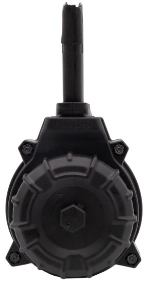 ProMag DRMA14 Standard  50rd Drum 9mm Luger Compatible w/ Glock 43 Black DuPont Zytel Polymer