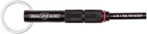 Real Avid AVGLOCK21 2-In-1 Tool Black Steel Handgun Fits Glock Knurled Handle