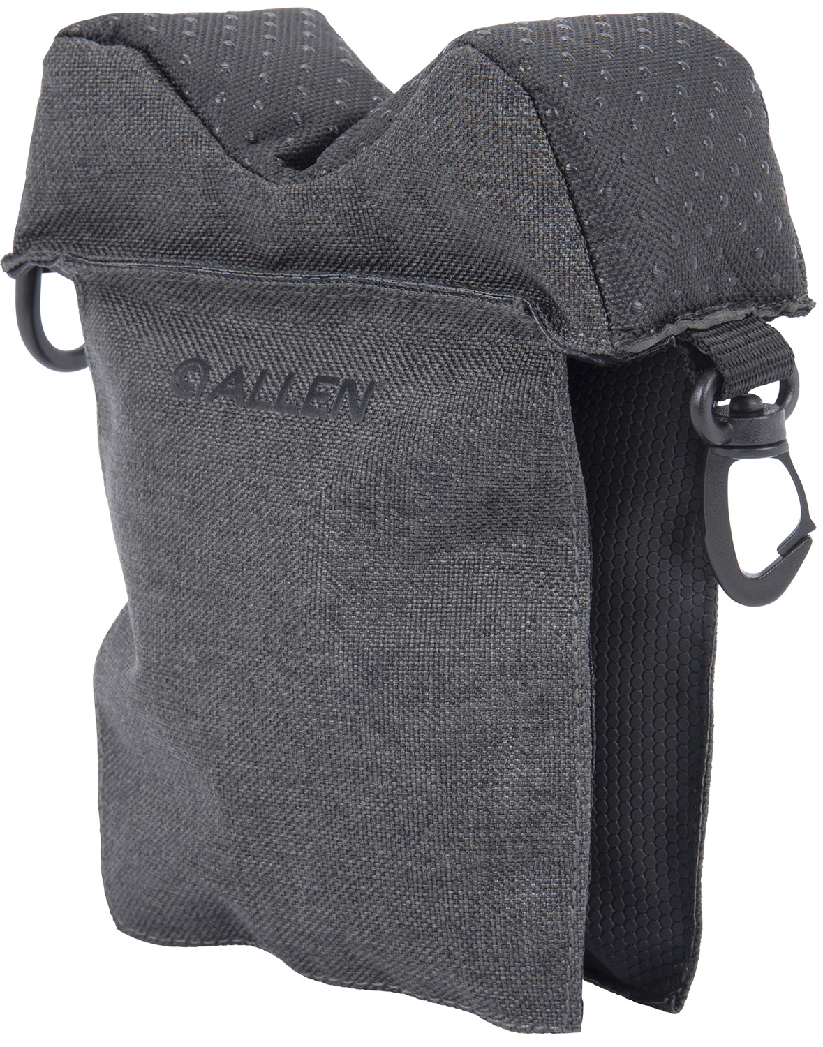 Allen 21923 Eliminator Window Prefilled Front Bag, Gray Polyester, Tacky Grip Bottom, Weighs 0.17 lbs., 5.50" L x 7" H