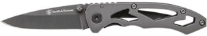 Smith & Wesson Knives CK400CP Skeletonized  2.20" Folding Drop Point Plain Stainless Steel Blade 3.20" Handle Includes Pocket Clip