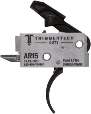 TriggerTech AH0SDB33NNC Duty  Curved Trigger Single-Stage 3.50 lbs Draw Weight Fits AR-15