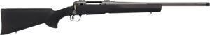 Savage Arms 58276 110 Trail Hunter Lite Full Size 300 WSM 2+1 20" Fluted/Threaded Barrel, Drilled & Tapped Steel Receiver, Black Fixed Synthetic Stock