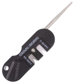 Cold Steel CSKS31SCDR 3-In-1 Knife Sharpener Black Carbide/Ceramic Sharpener, Coarse/Fine