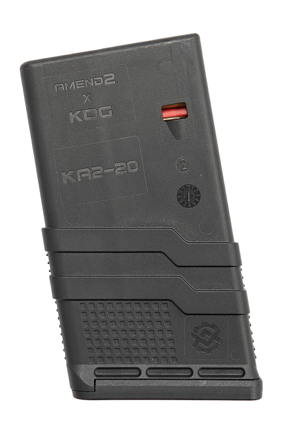Amend2 SCARMOD3BLK20 20rd 7.62x51 Fits AR-15 Black Polymer
