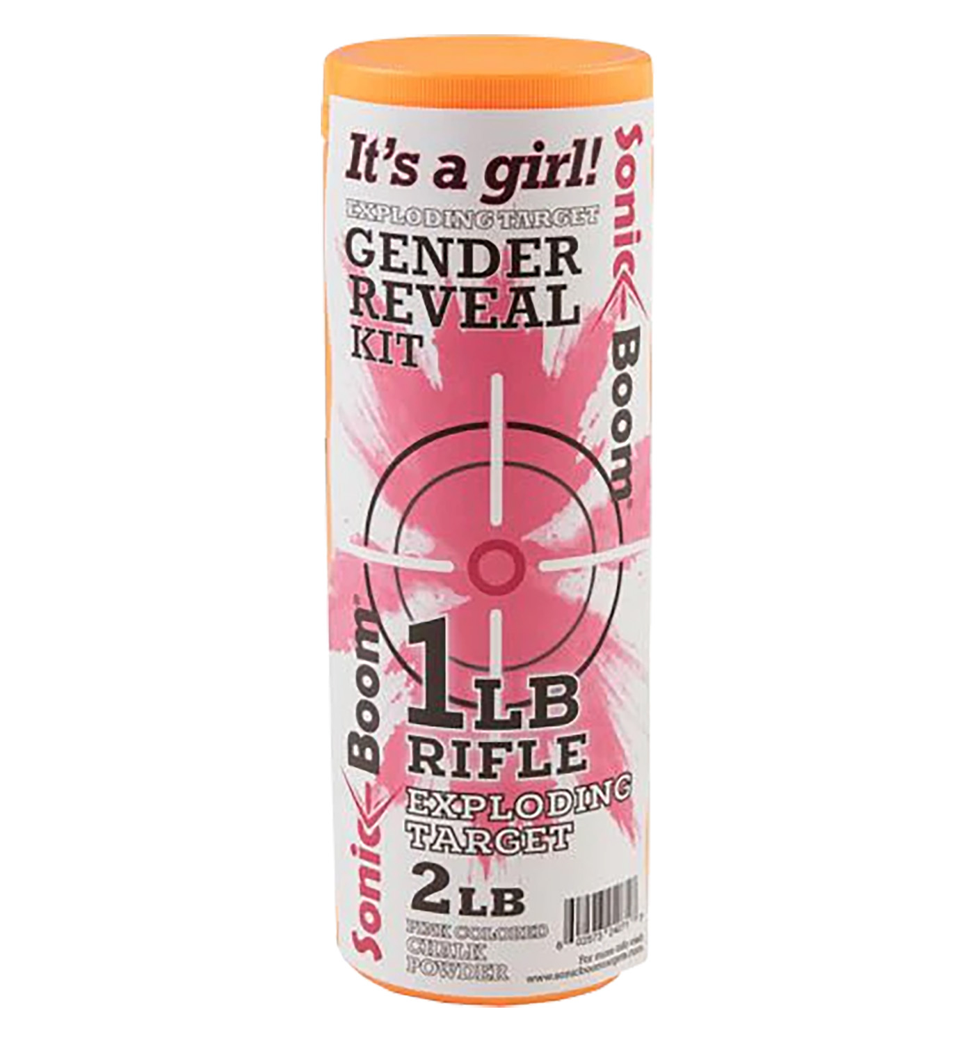 Sonic Boom/jerent SBTGRGIRL Gender Reveal Kit Rifle Firearm 1 lb Girl
